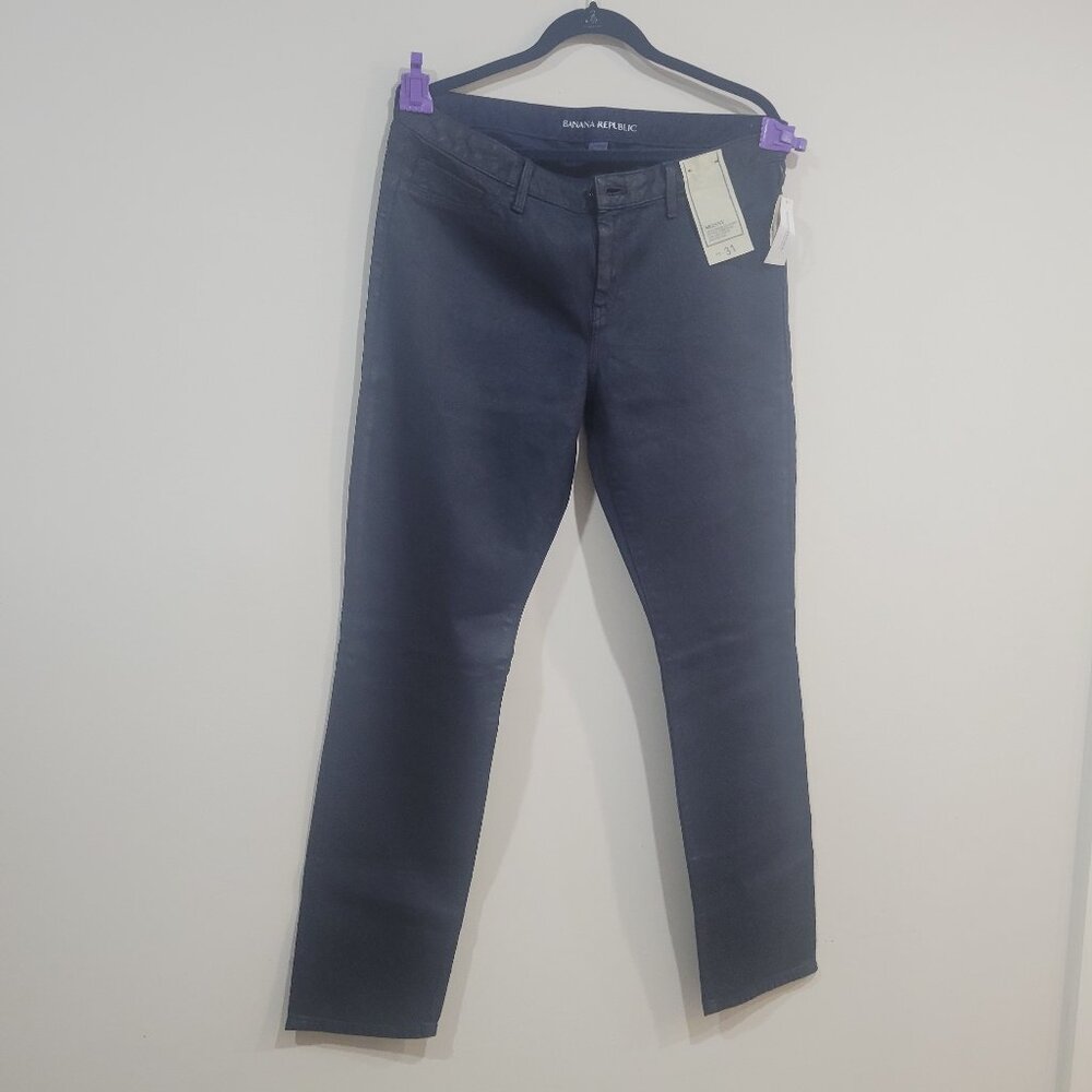 Banana Republic Black Coated Jeans – Size 31 – New with Tags